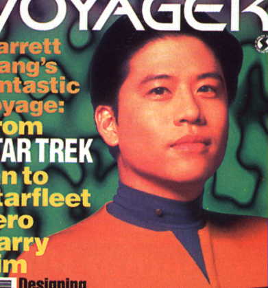 on 
the cover of Voyager magazine #8